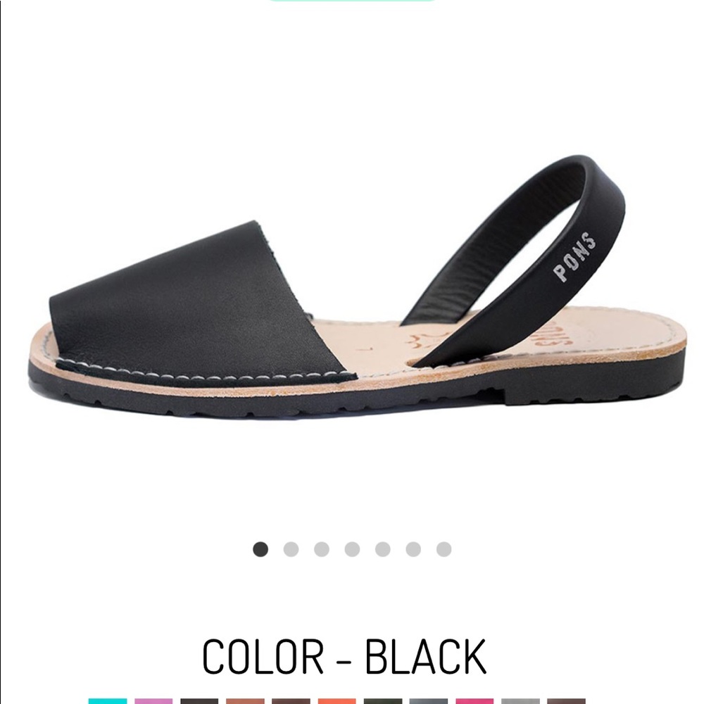 Black avarcas pons size 5 - 35